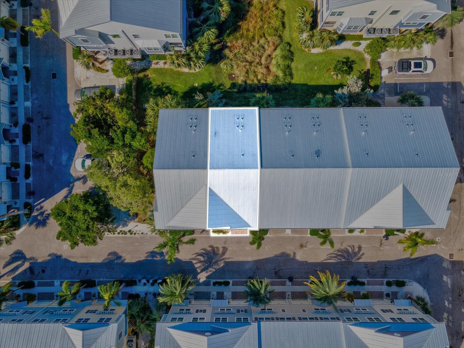 Overhead of townhome