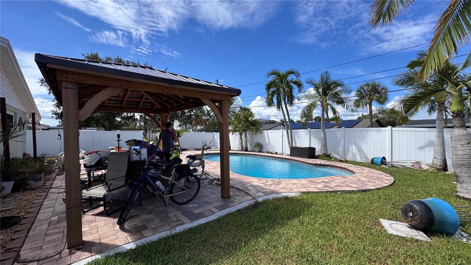 Pergola & Pool post-hurricanes