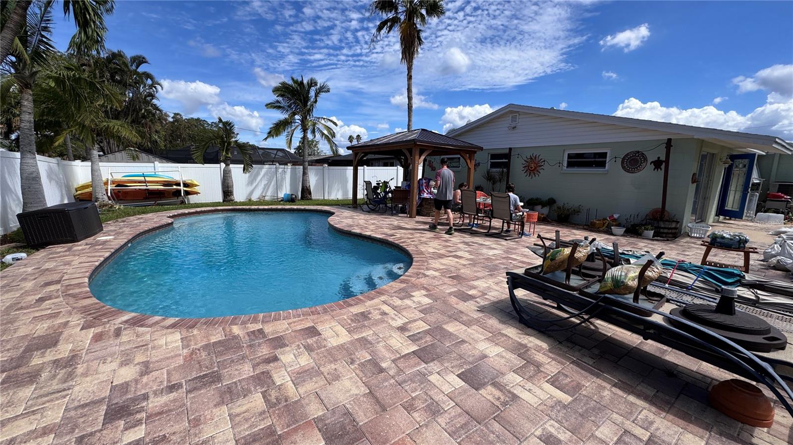 Gorgeous pool view post-hurricanes