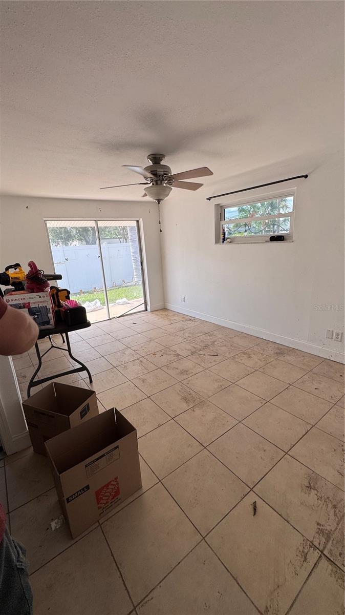 Master Bedroom post-hurricanes