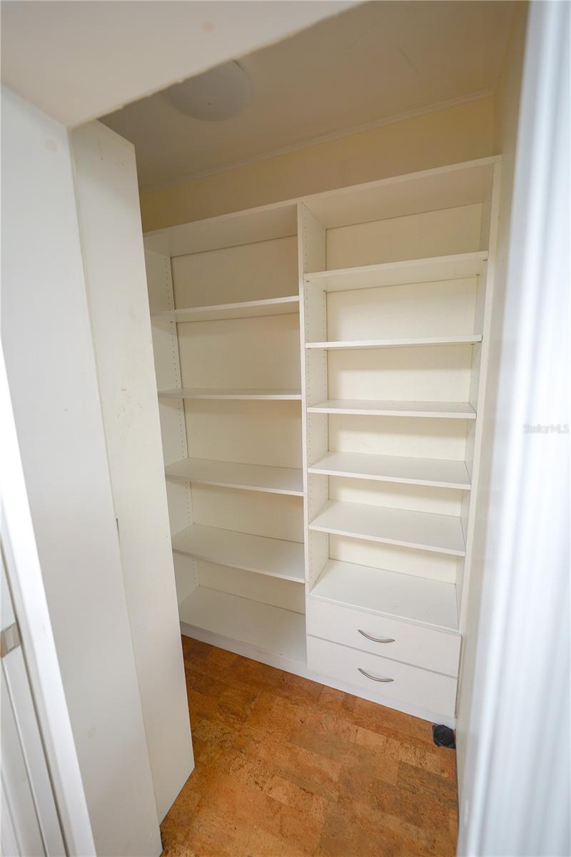 pantry in kitchen