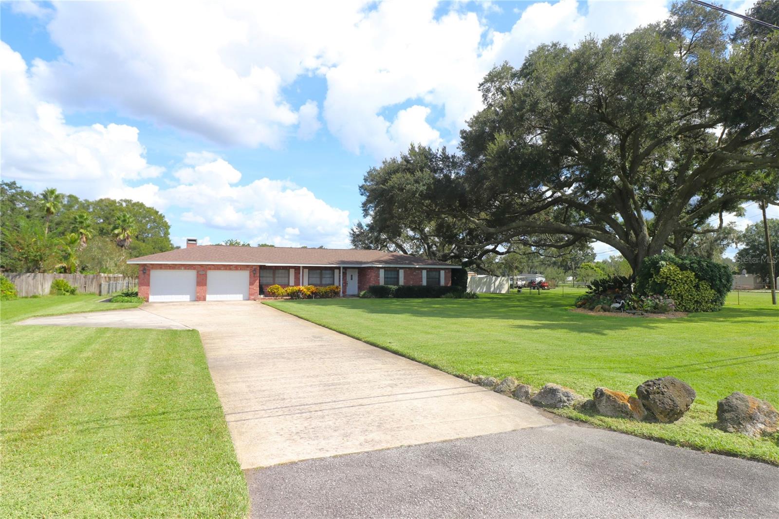 2 Car Garage with parking pad