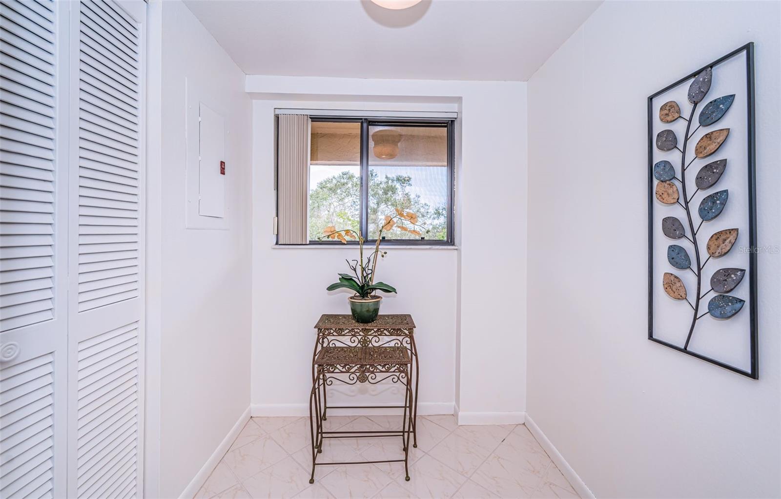 Wall pantry and space for a kitchen table