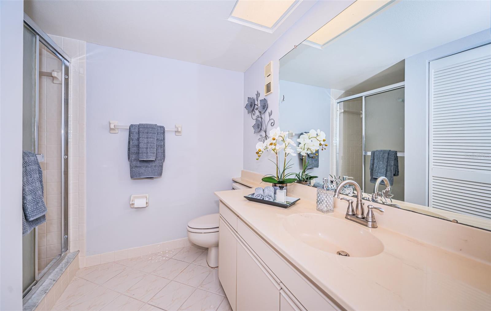 Spacious Guest Bath with walk-in shower