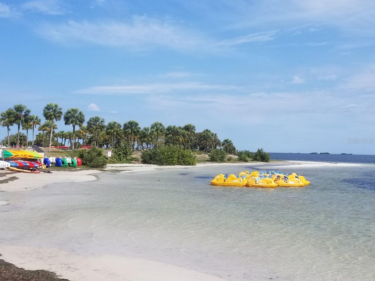 Kayak and paddle board rentals at Fred Howard