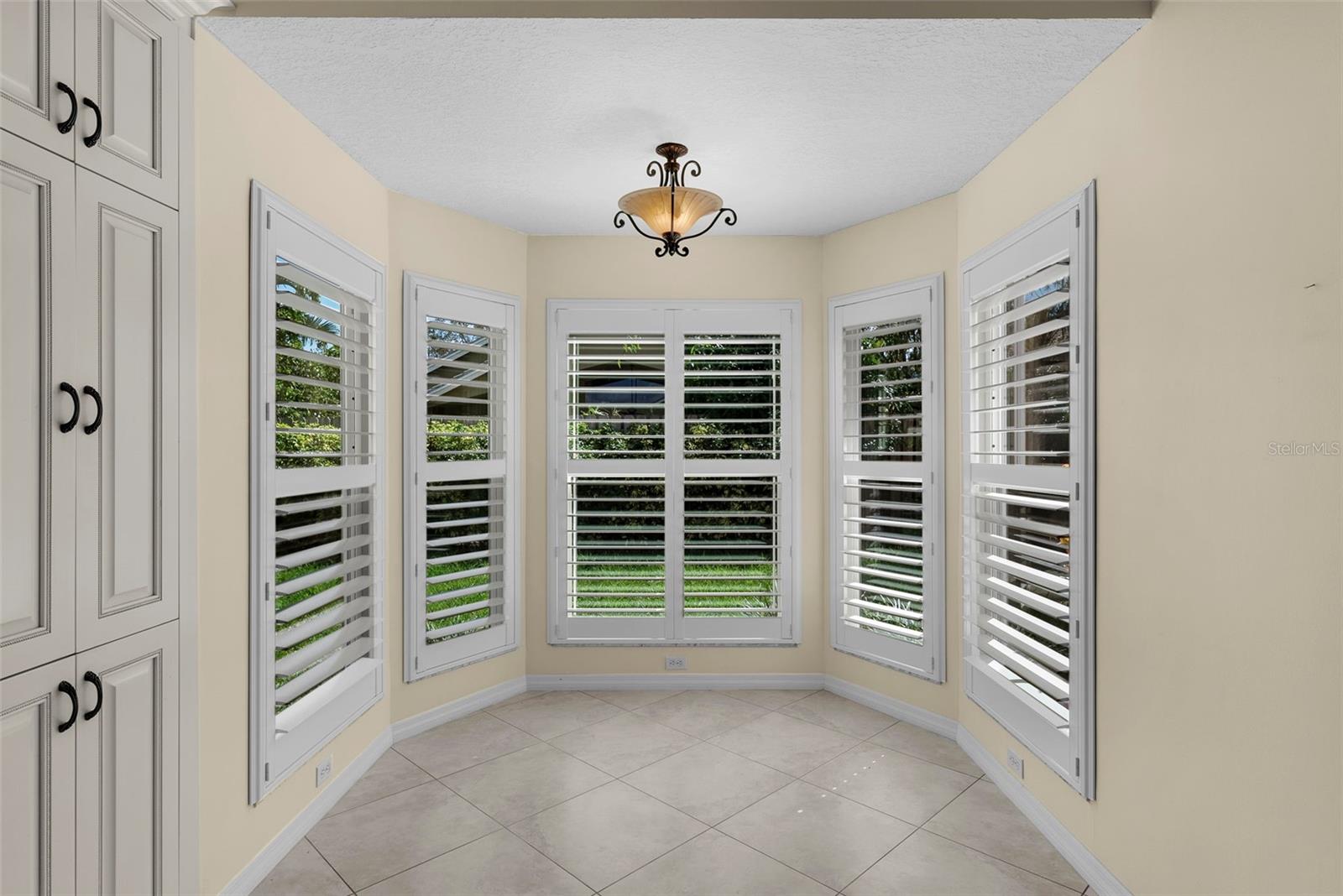 Dinette toward the rear of the home for additional, casual dining.