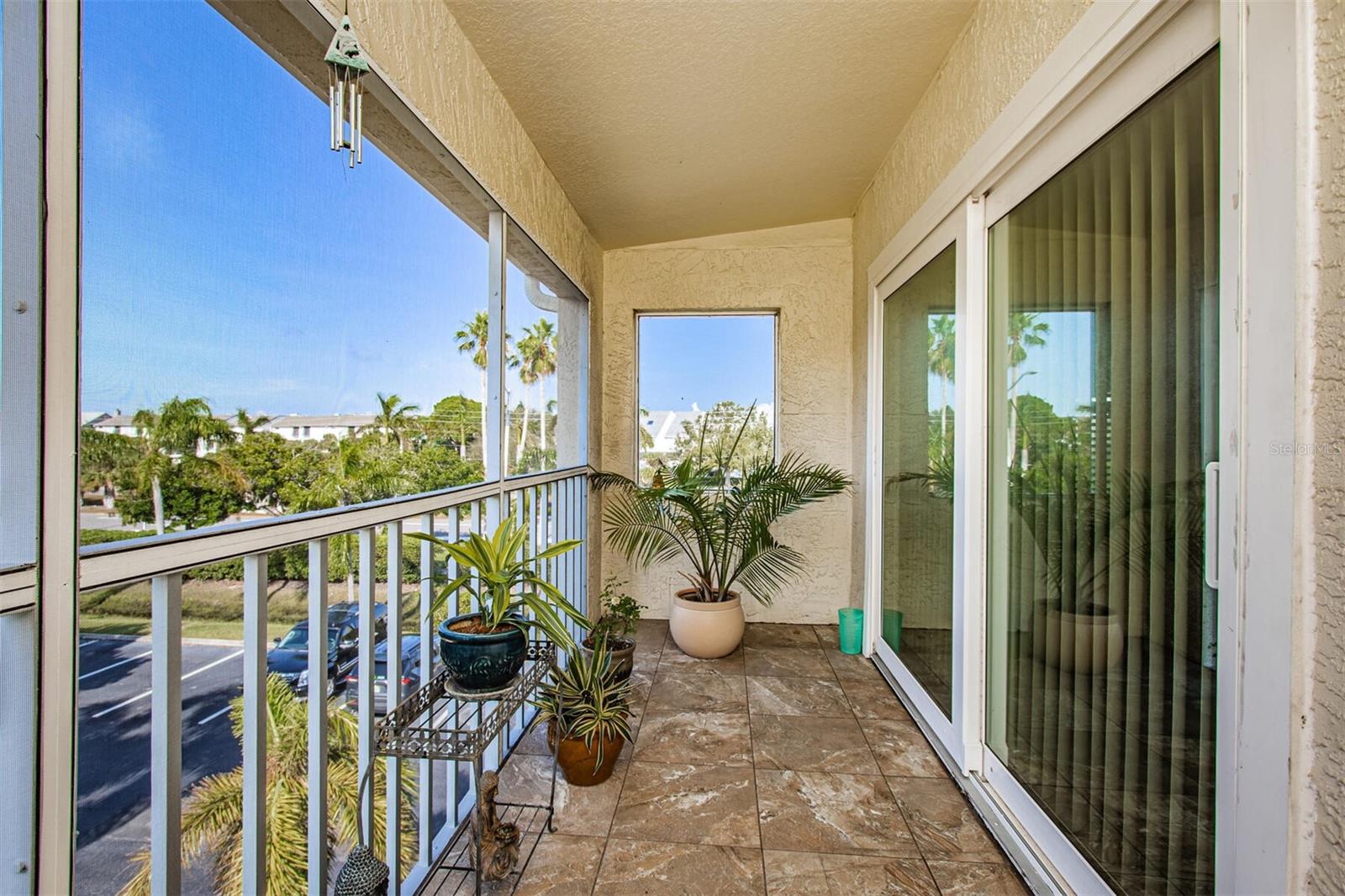 Screen Balcony off Master Bedroom