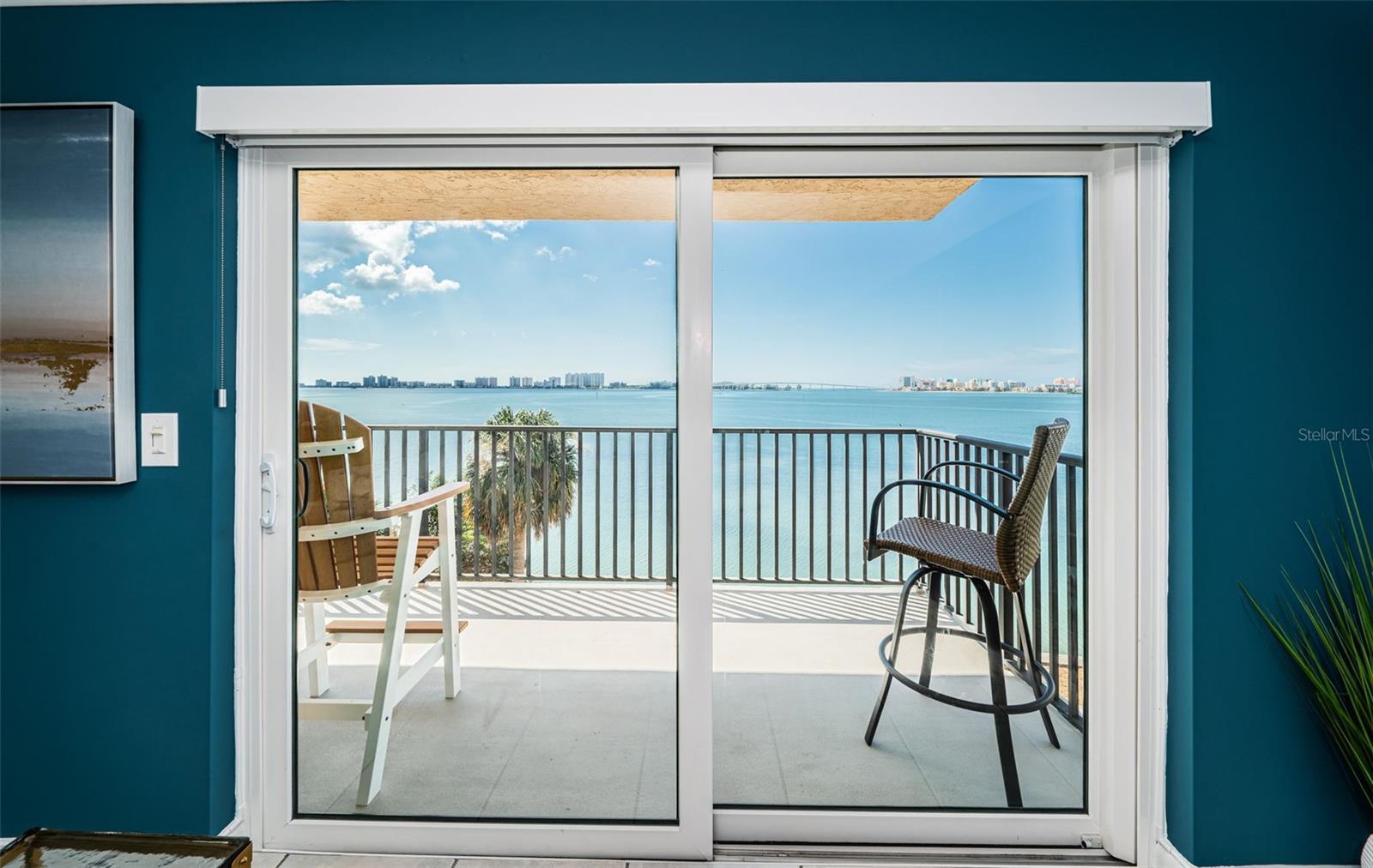 Sliding Glass doors to Balcony