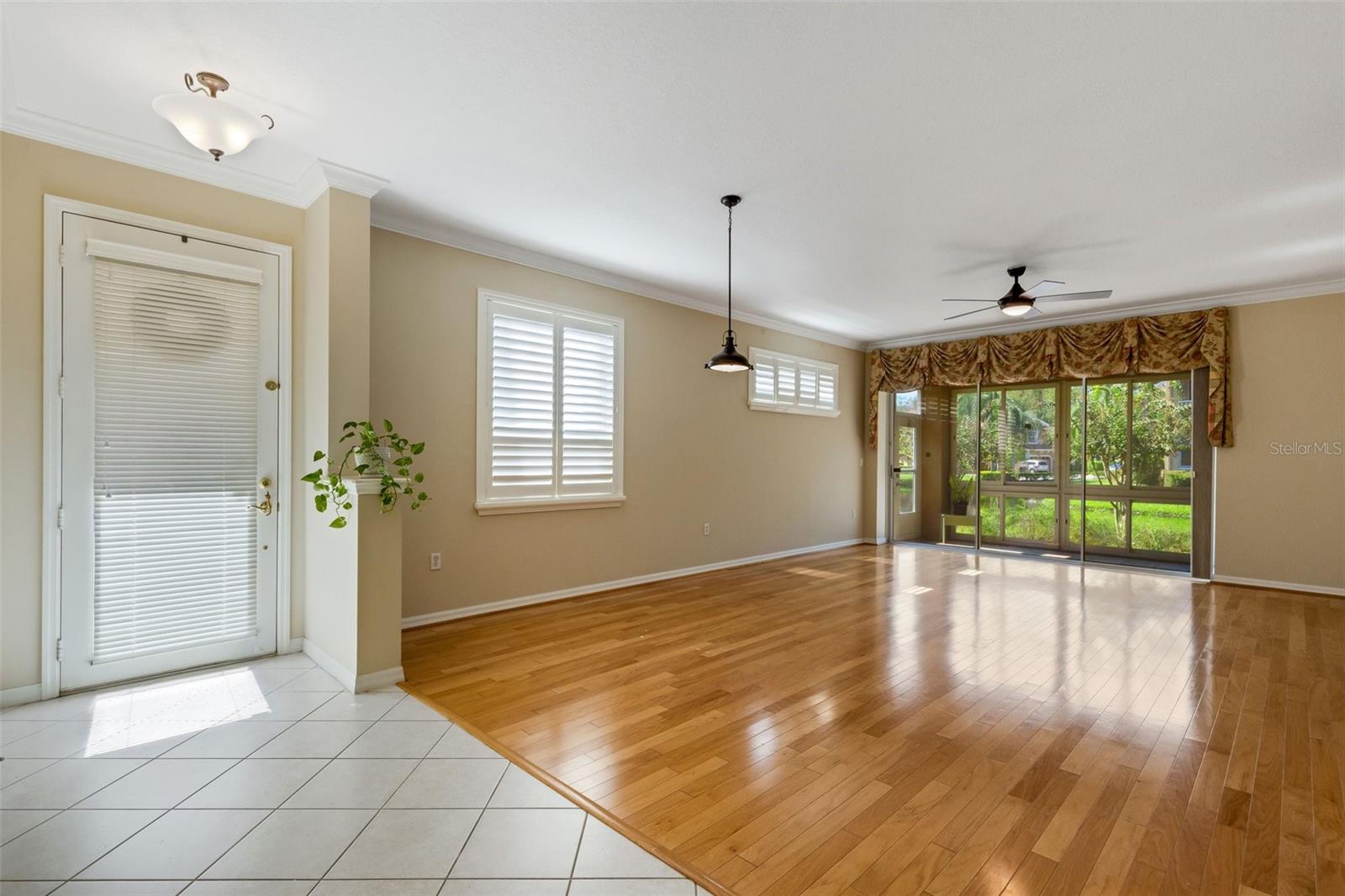 Beautiful natural light at the entry and formal living room!