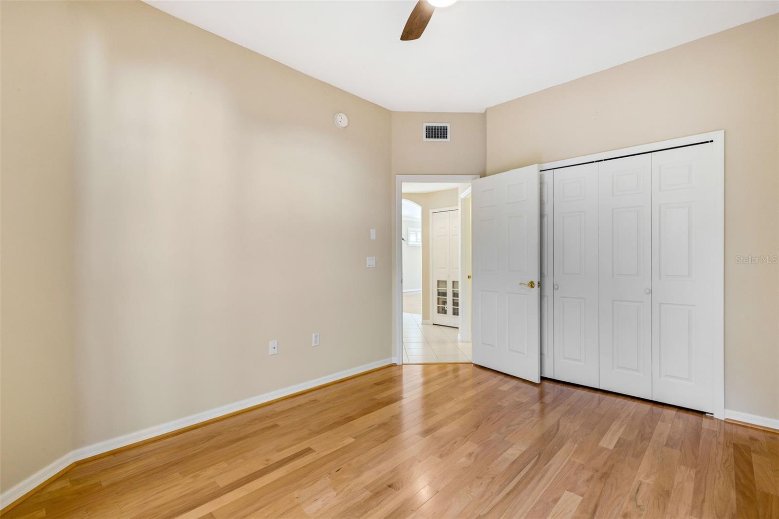 Second bedroom with reach-in closet