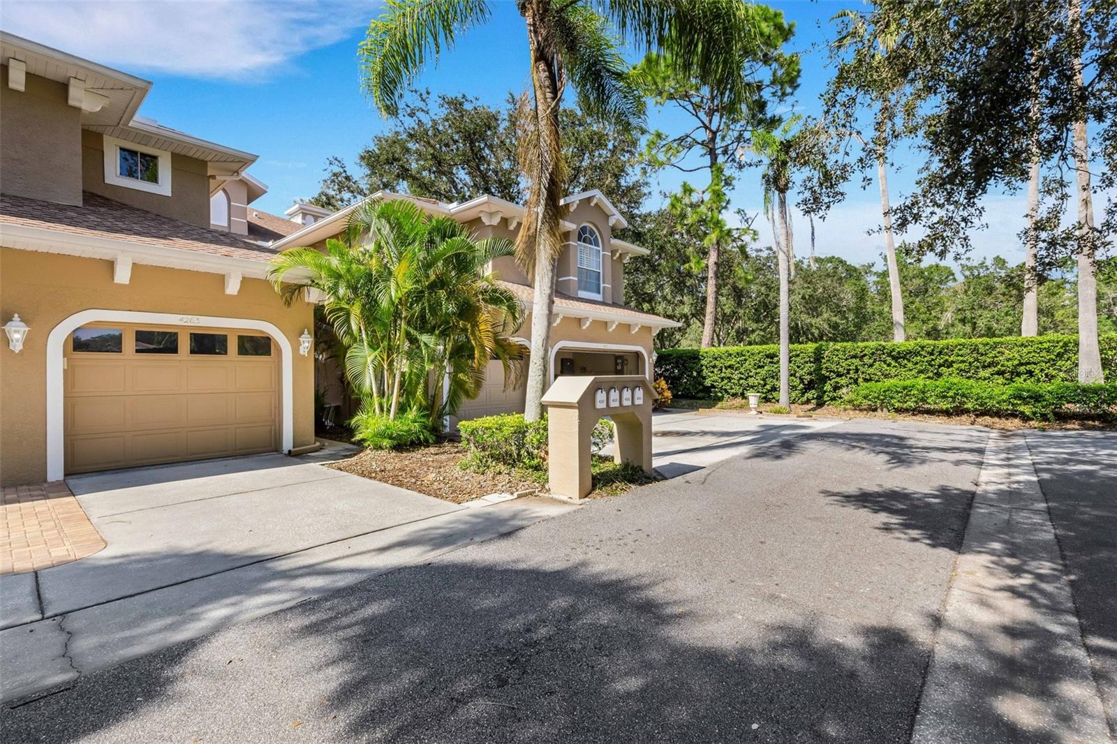 Private road! One car garage plus driveway!