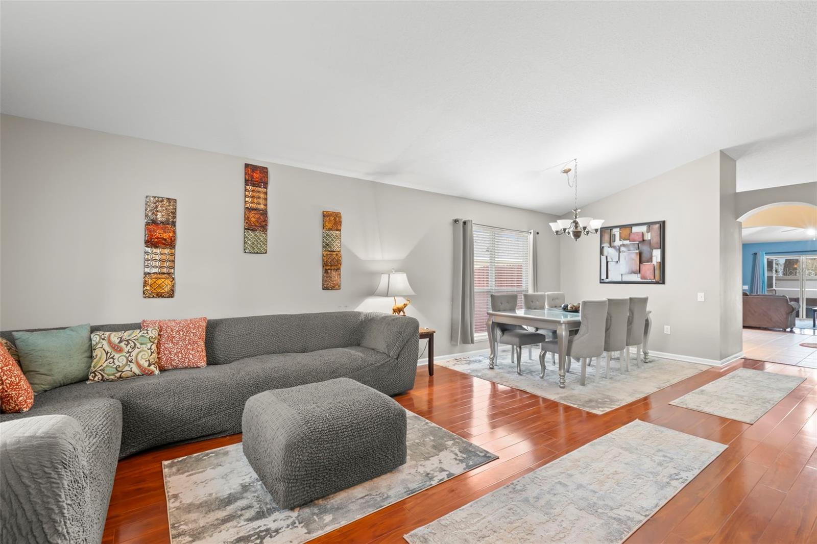 Living Room and Dining Room