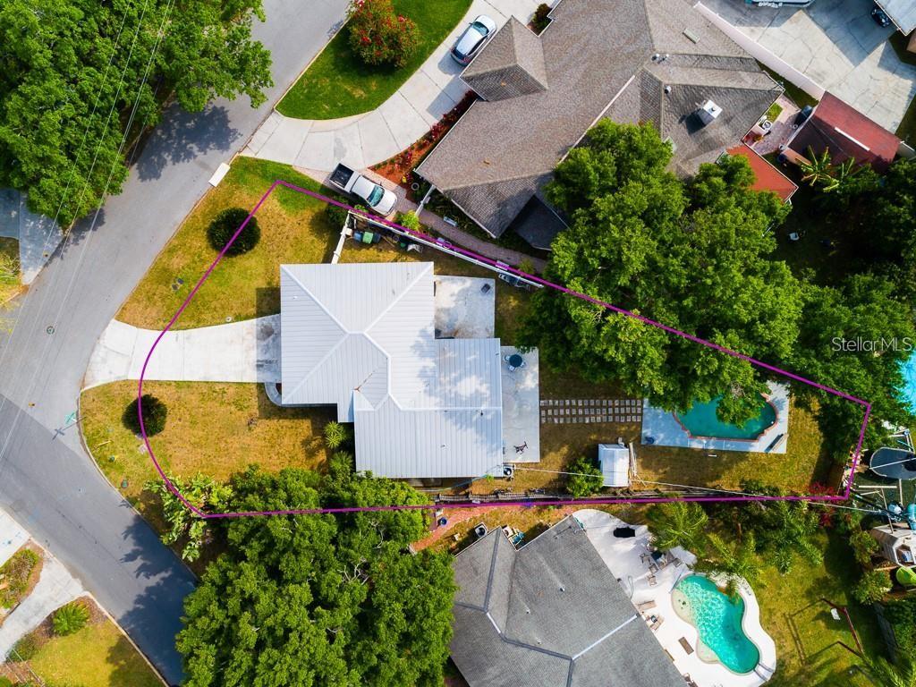 Aerial of the property.