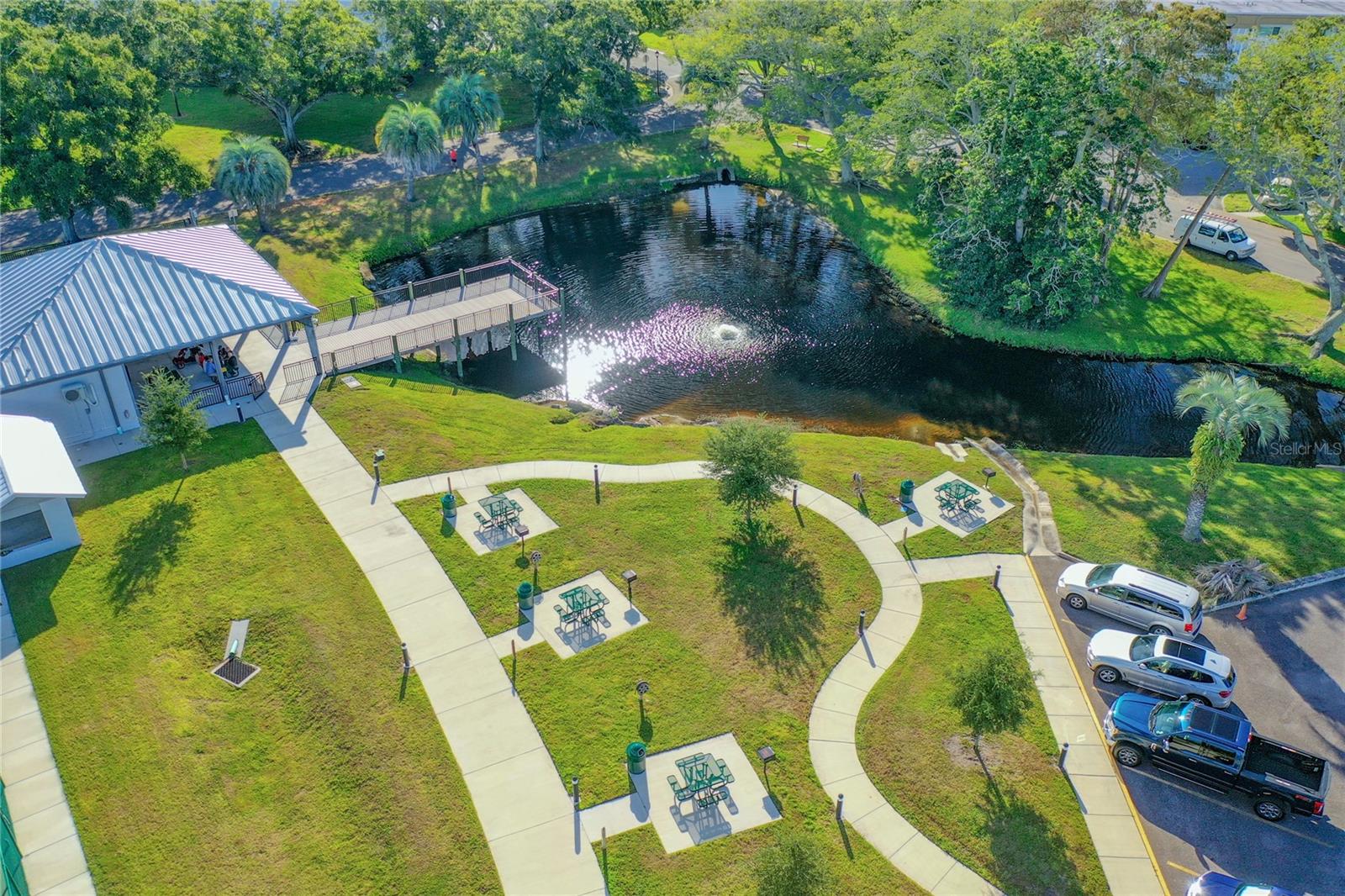 Community fishing pier & walking path