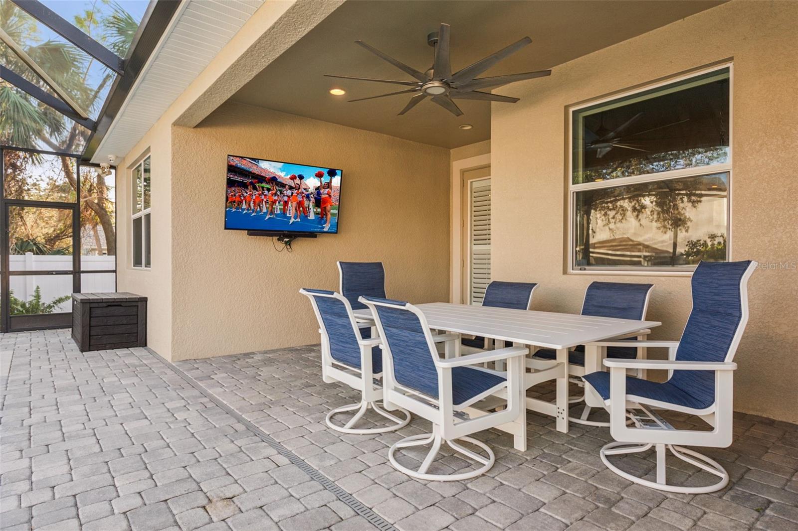 pool/spa with screen enclosure