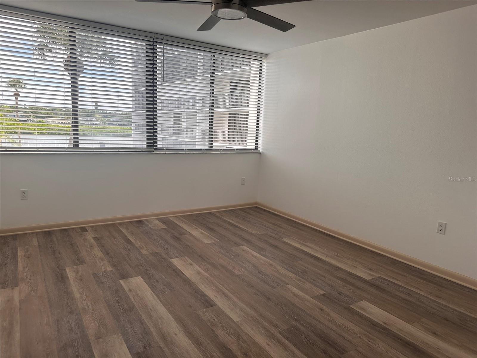 Master bedroom with great view