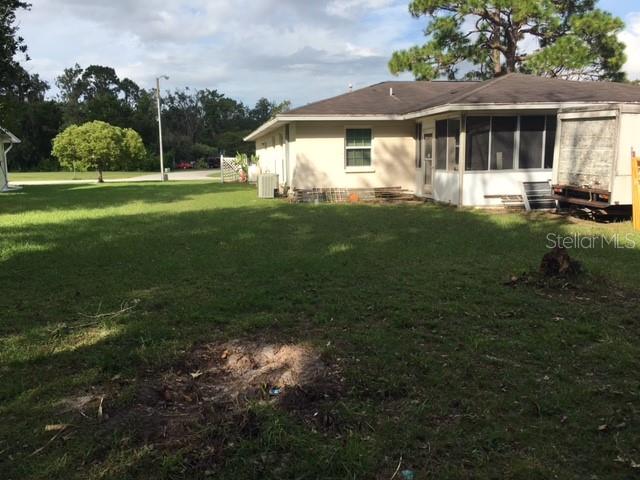 Side yard  view