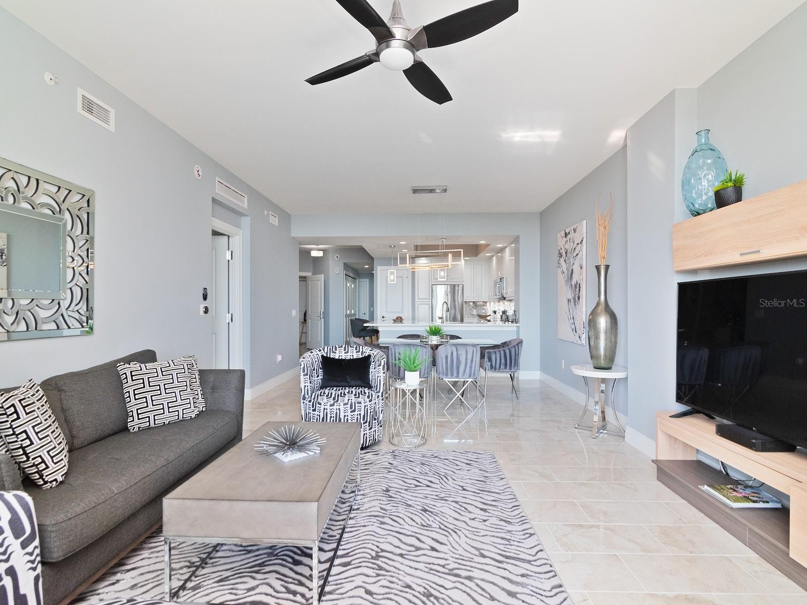 Family Room w/view to Dining