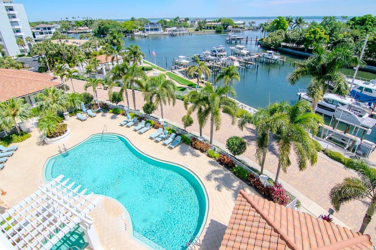 Balcony View of Pool