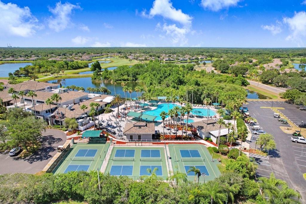 Community Amenities, Clubhouse, Pools, Tennis Courts, PickleBall