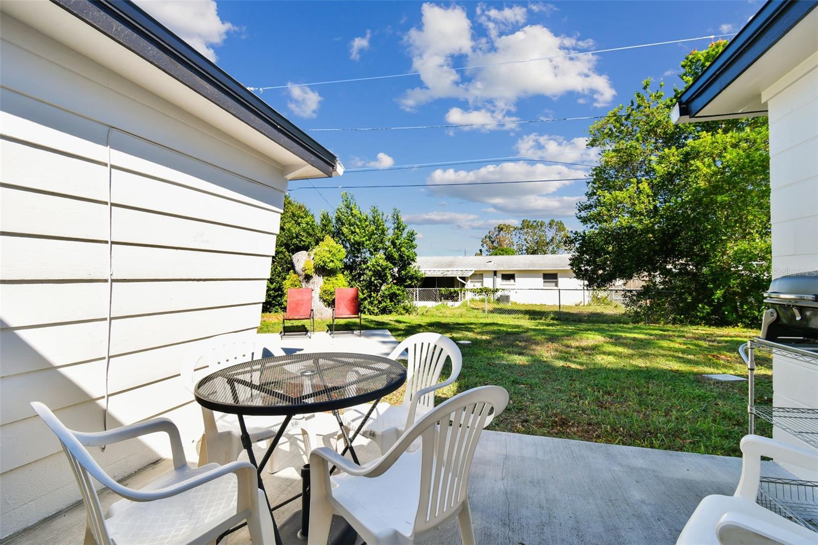 Back patio