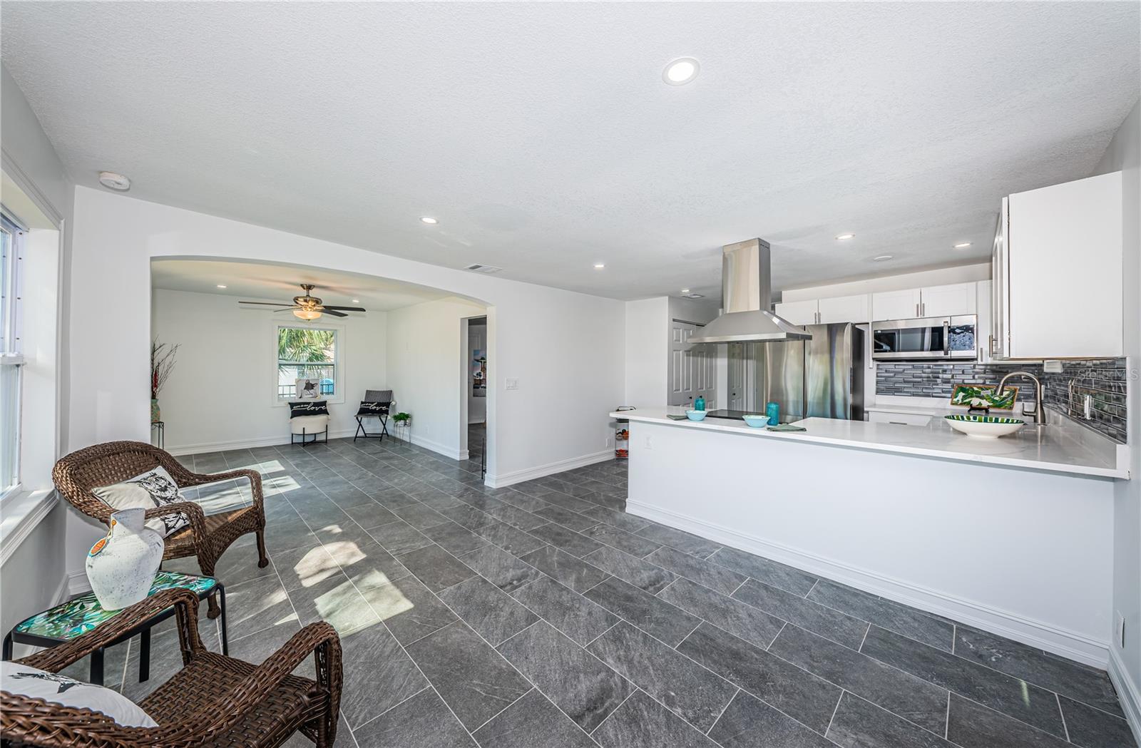 Living Room and Kitchen