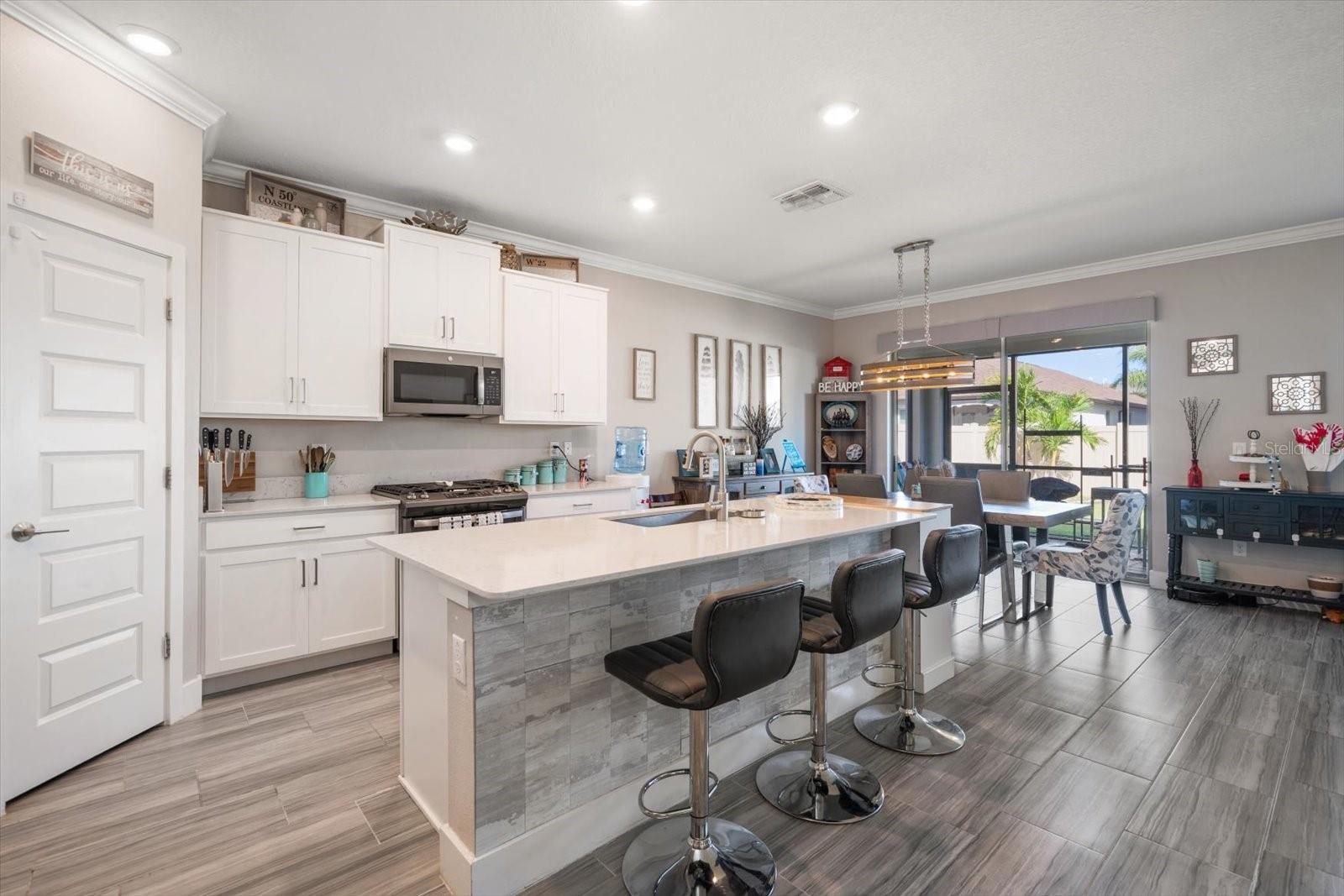 Open Kitchen with Island