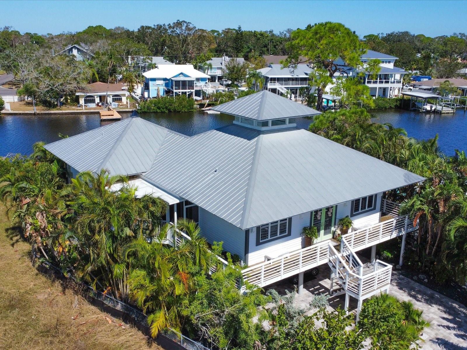 AERIAL VIEW OF HOME