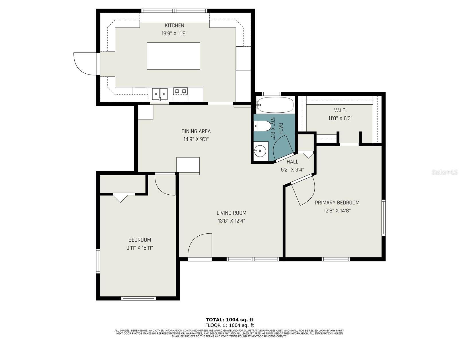 Floorplan 1056 sq feet