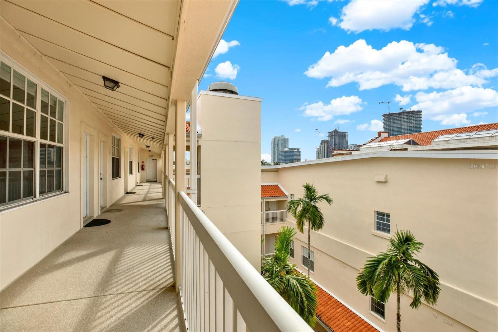 Direct elevator access and stunning city views right outside your front door.