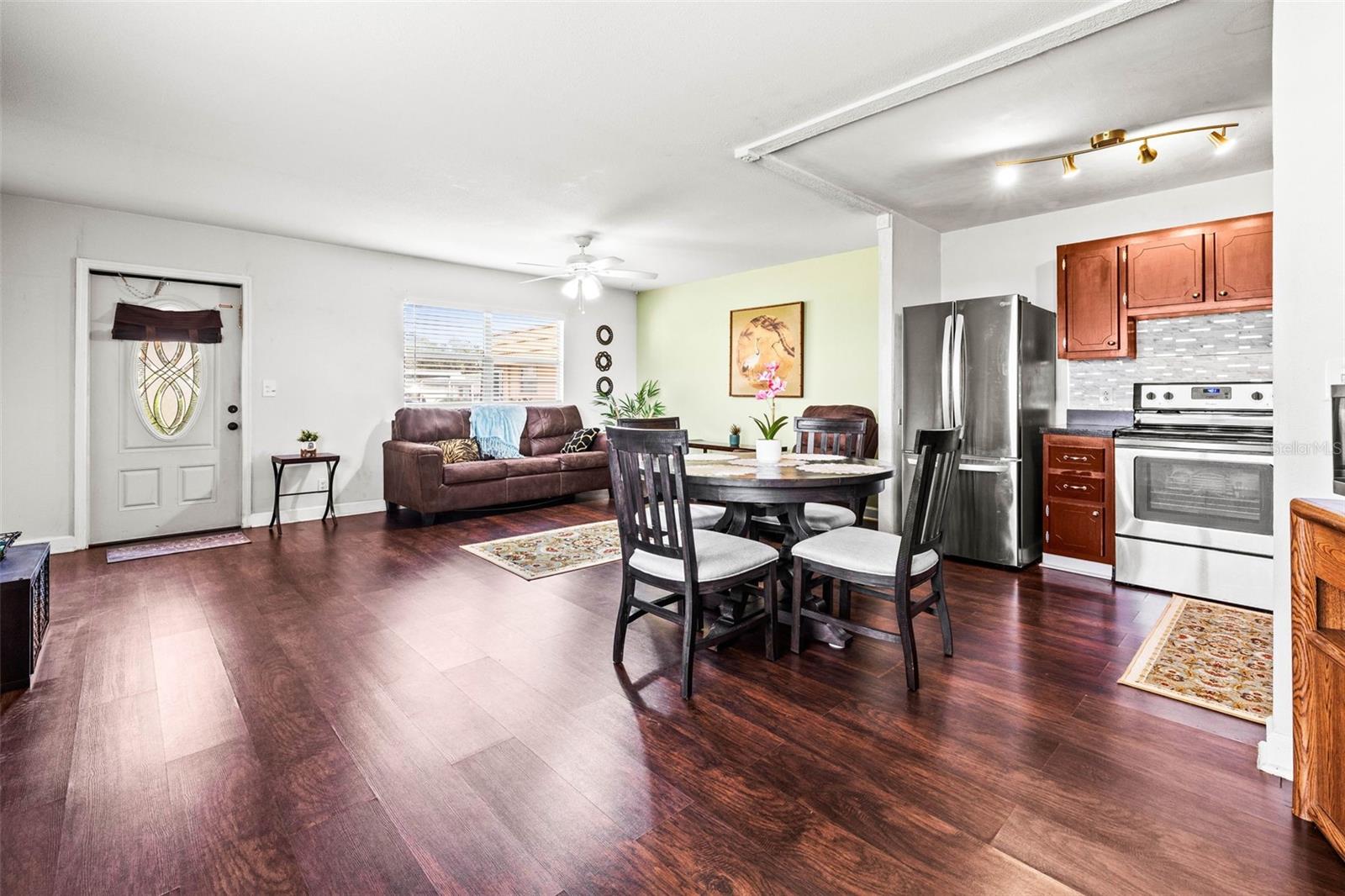 Alt View of Dining/Kitchen/Living Room