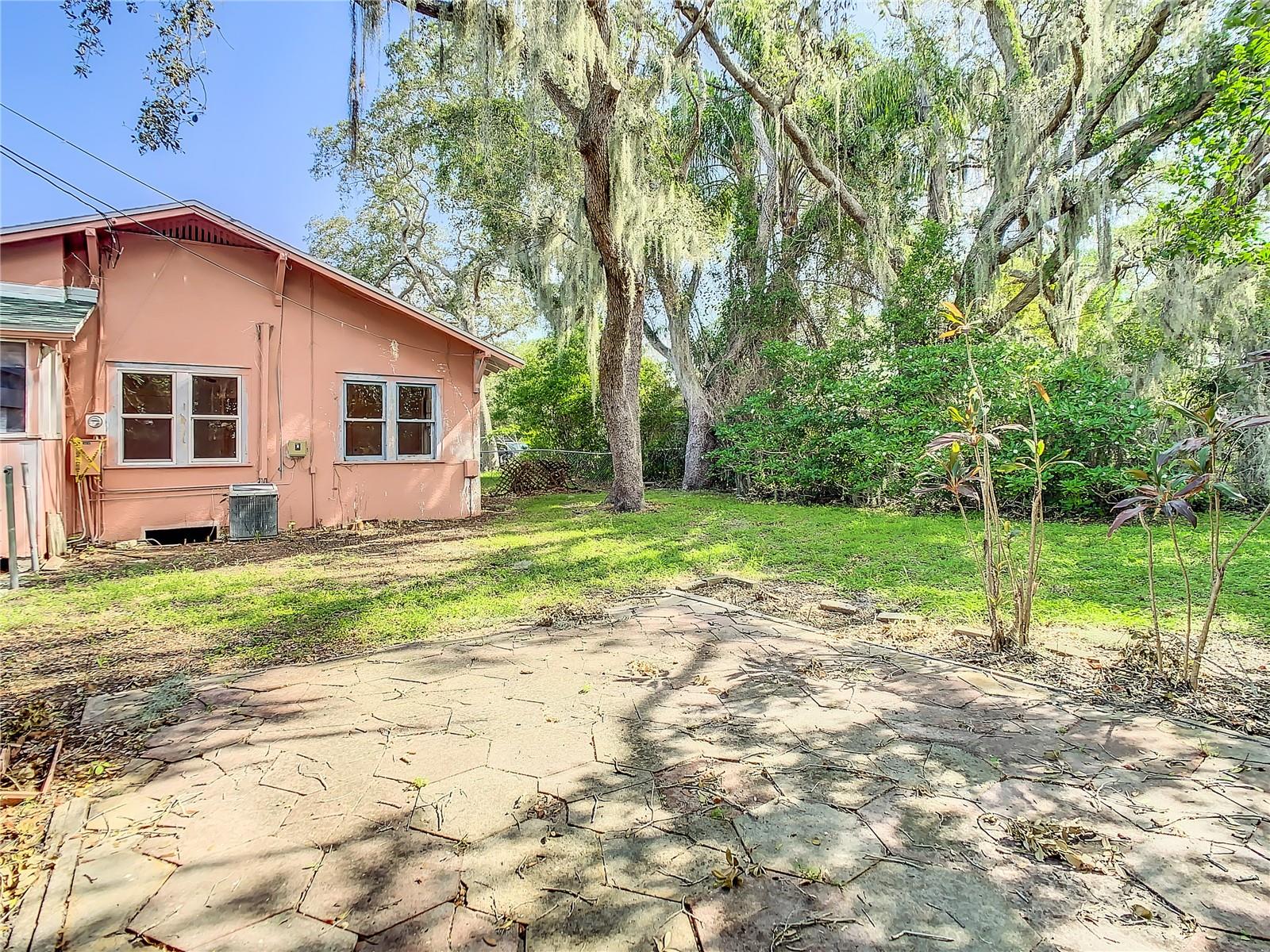 Back yard & patio