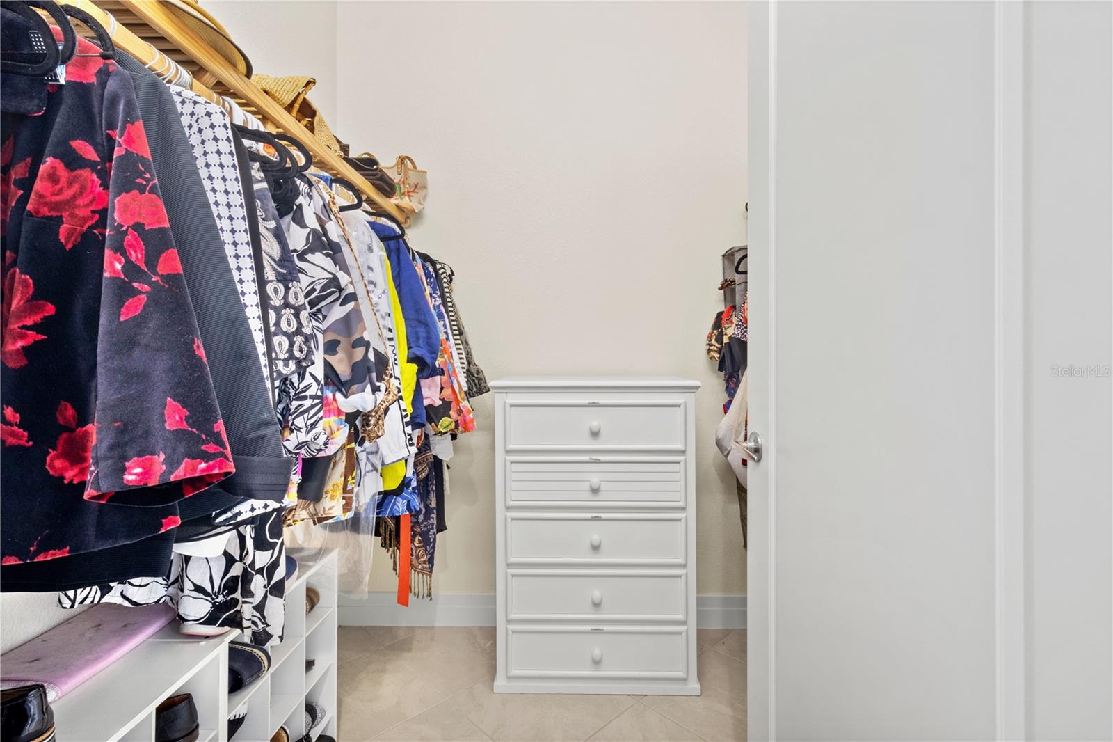 Primary walk-in closet