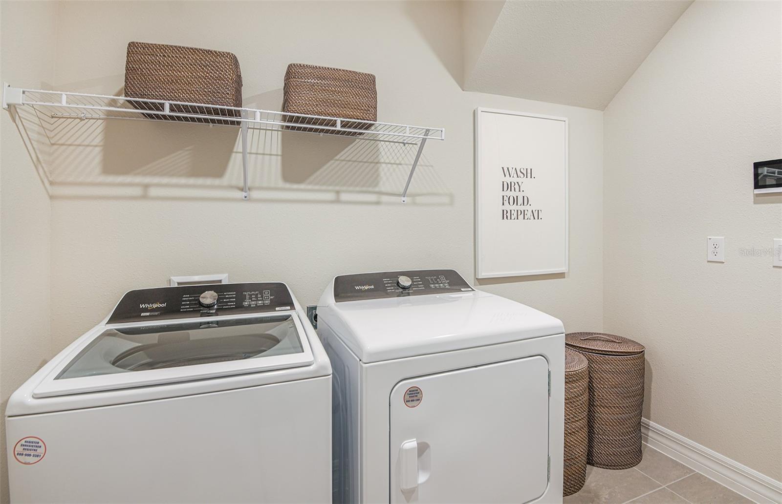 Convenient Laundry Room