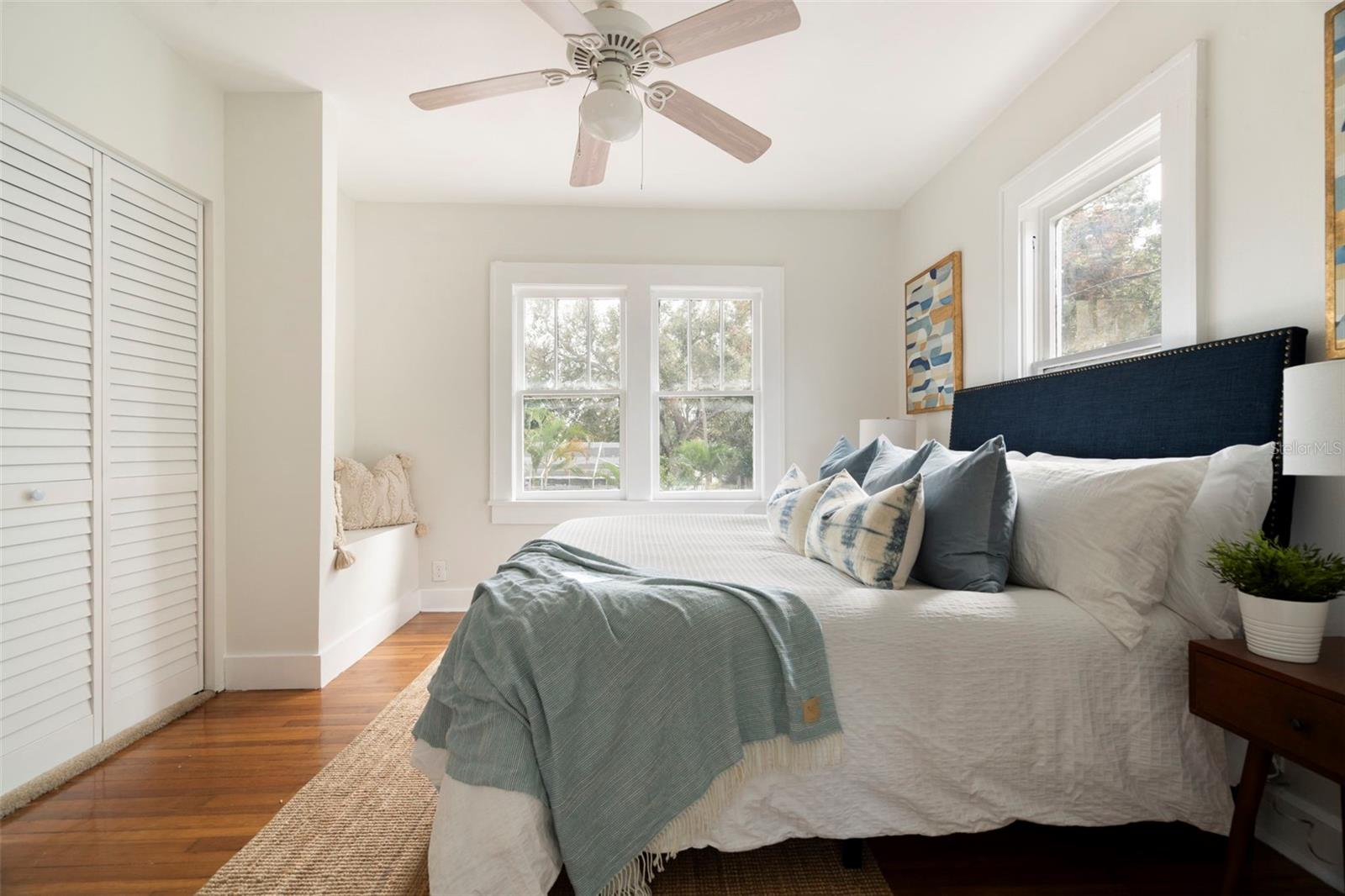 2nd Bedroom with seating nook