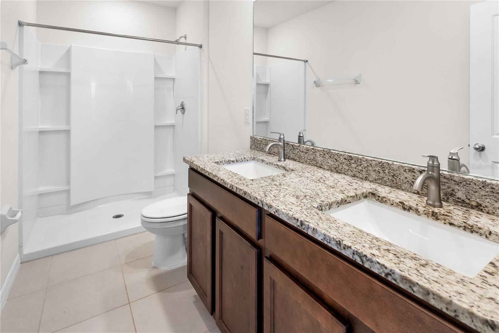 DOUBLE SINKS IN MASTER BATHROOM