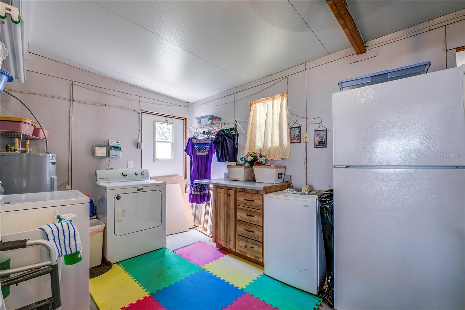 inside laundry room