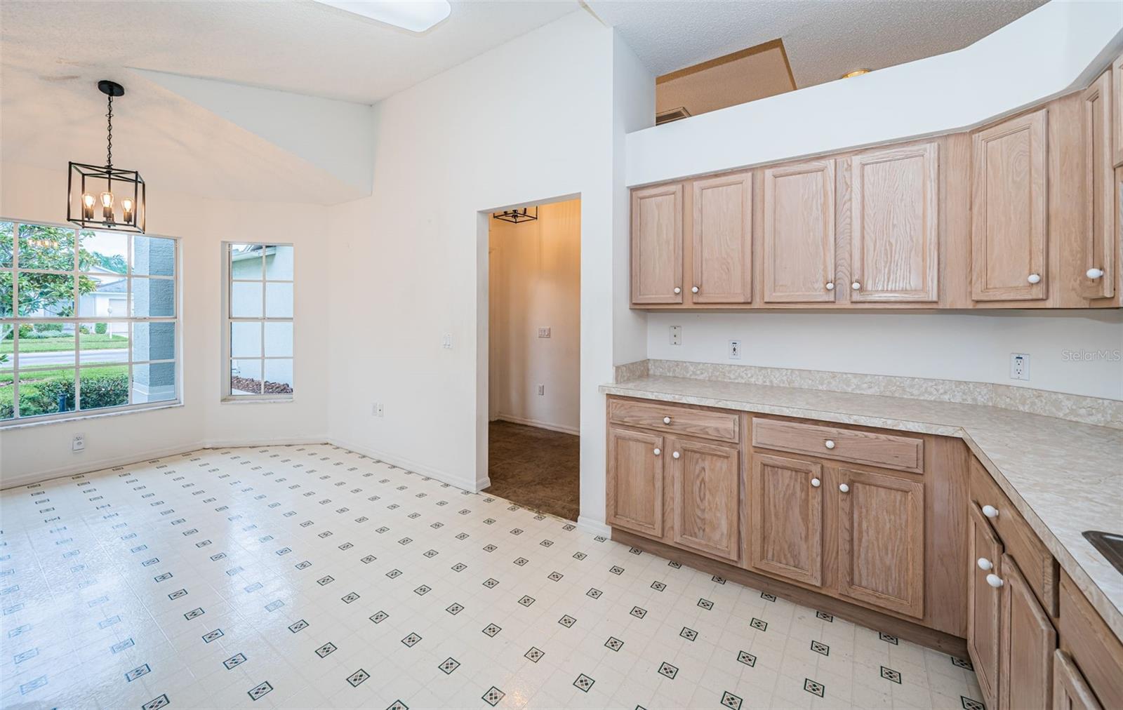 Kitchen View Toward Entry