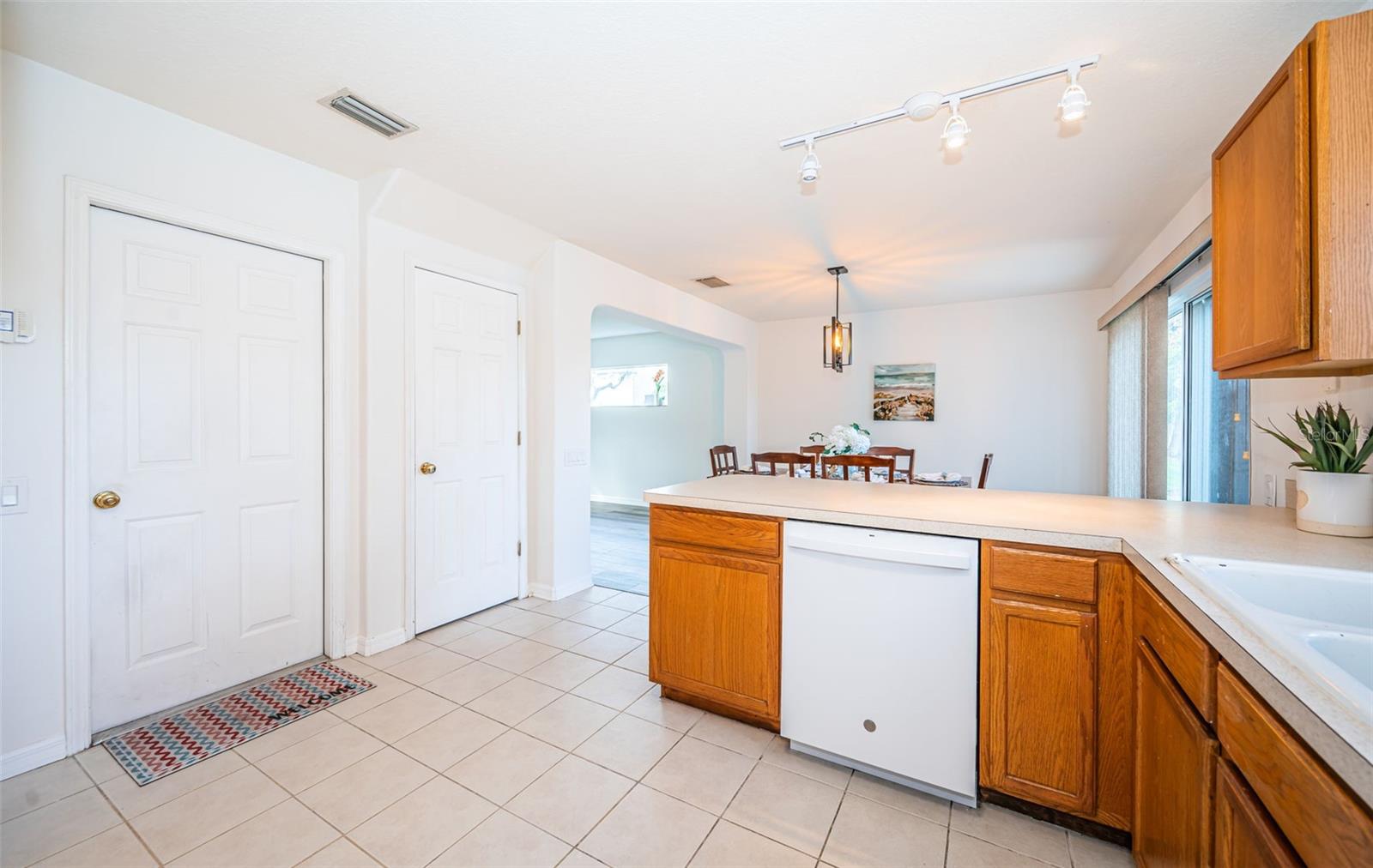 Kitchen w/ access to Garage and Under Stair Storage