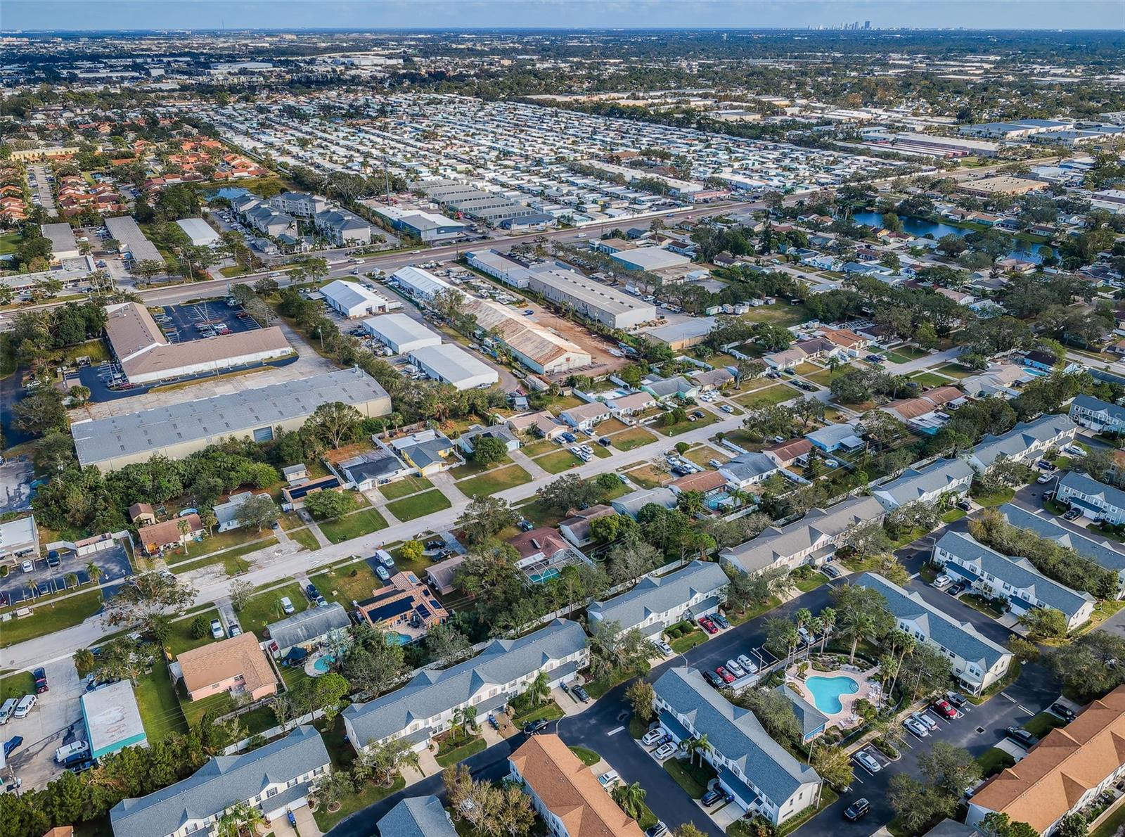 Aerial View of Community