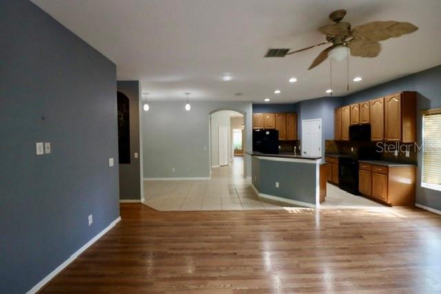 Family Room, looking to kitchen