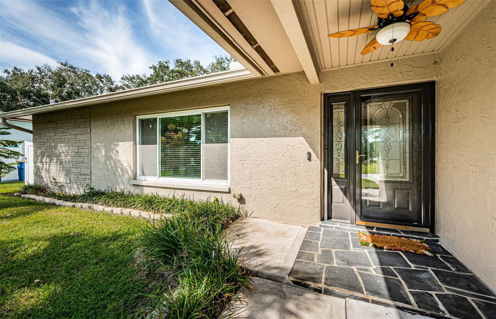 Covered Entrance w/Storm Door