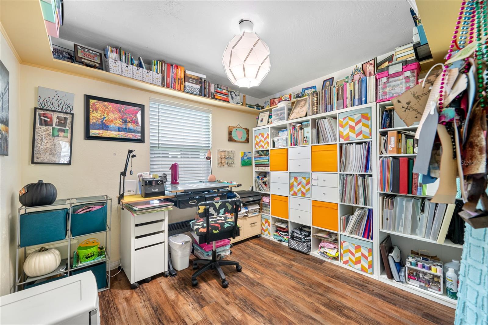 Third Bedroom with built in shelves