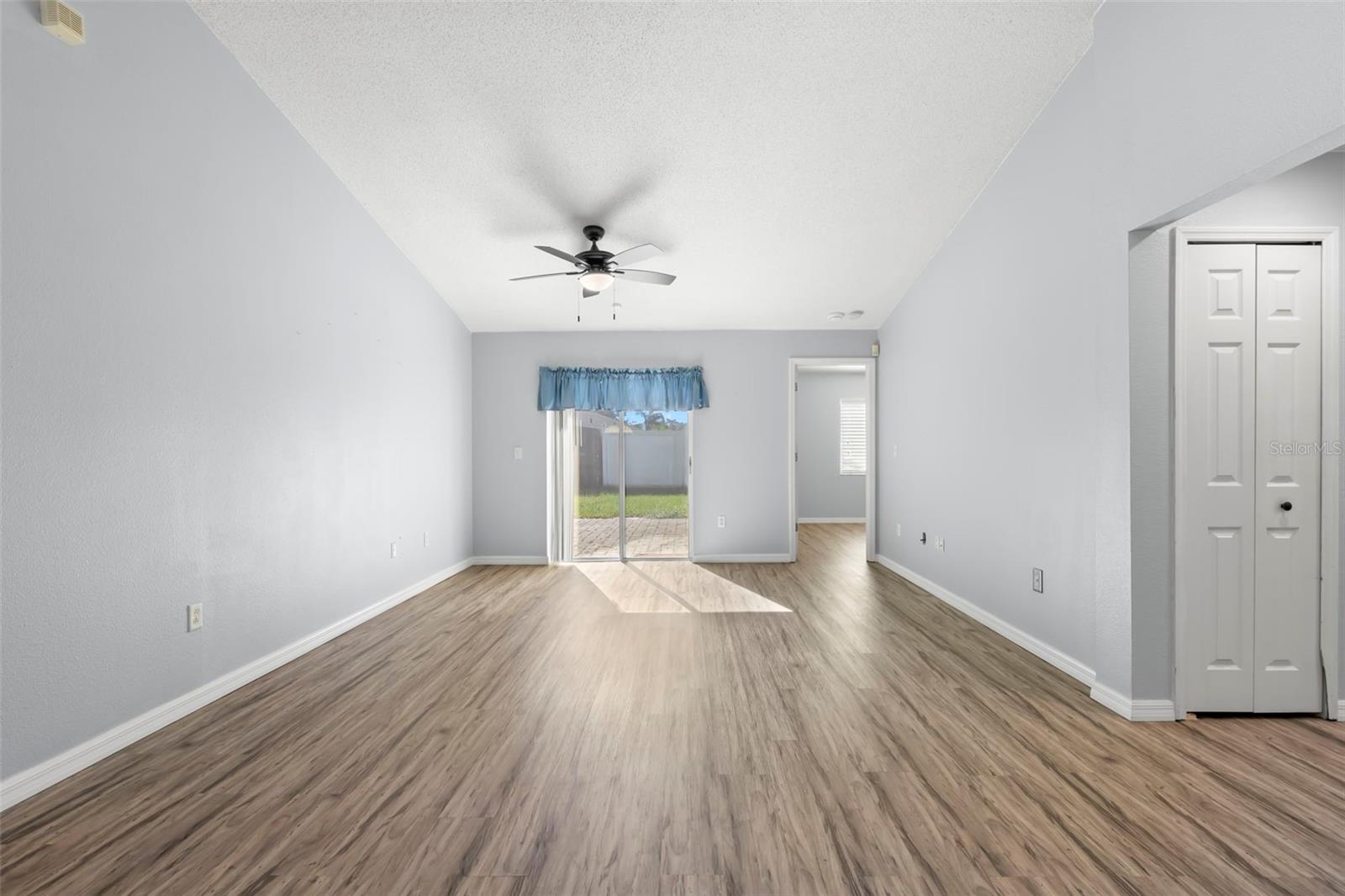 Living Room and Primary Bedroom Entry