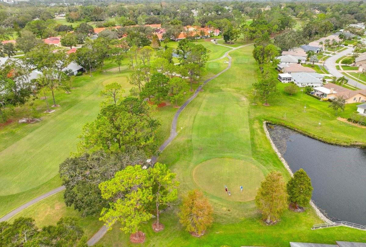 golf course behind bldg