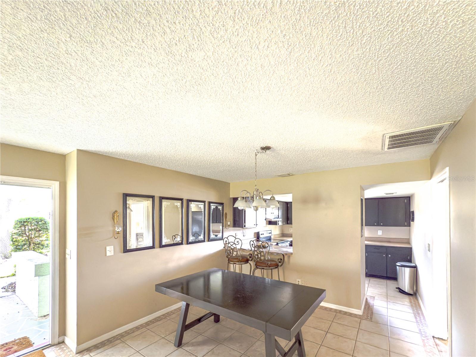 Dining area looking toward kitchen