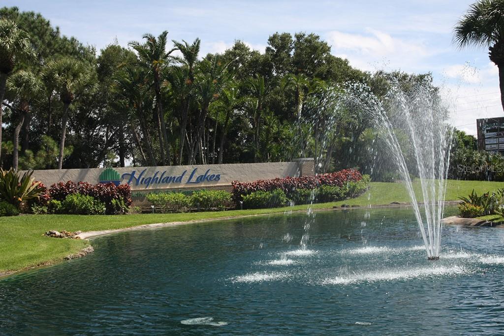 HIGHLAND LAKES ENTRANCE FOUNTAIN