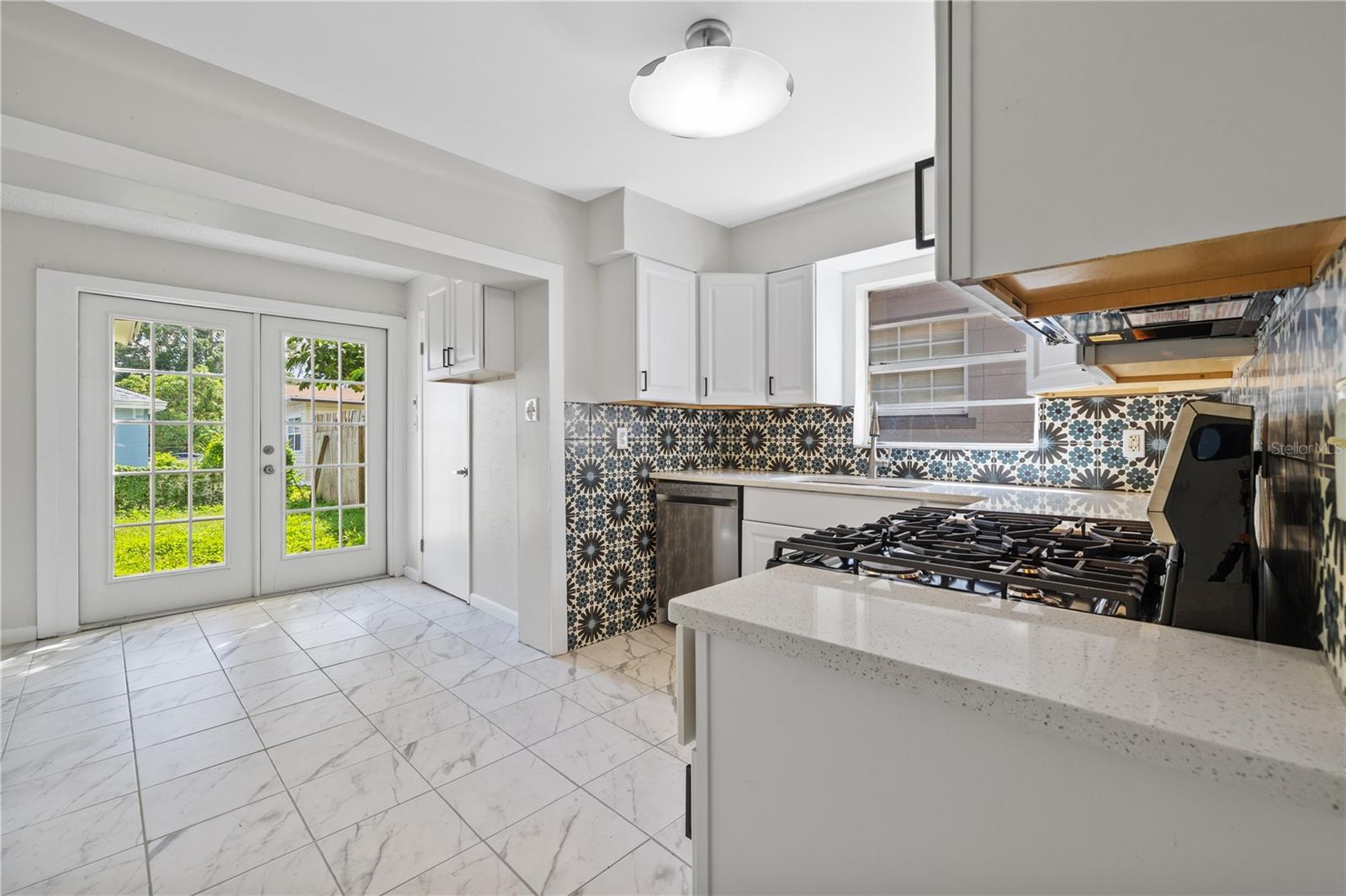 Entrance to updated kitchen.