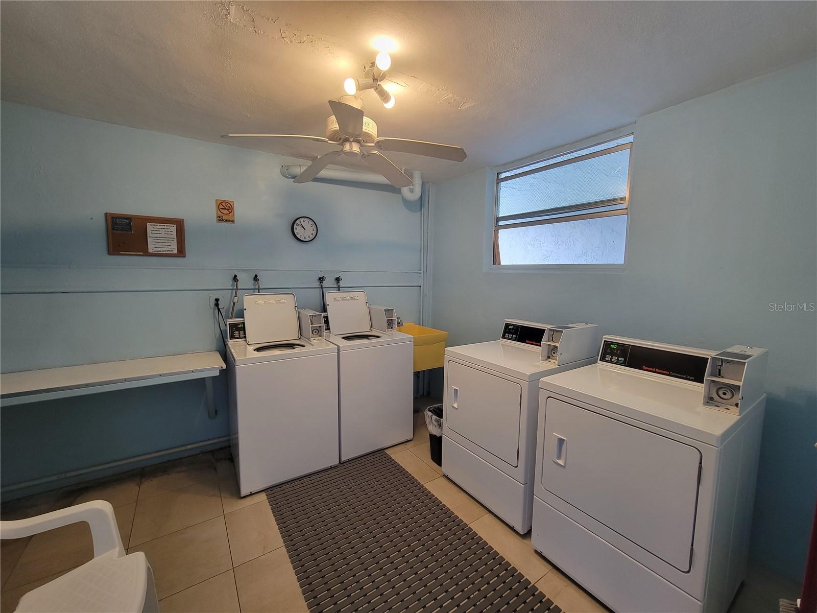 Laundry room is just steps away.