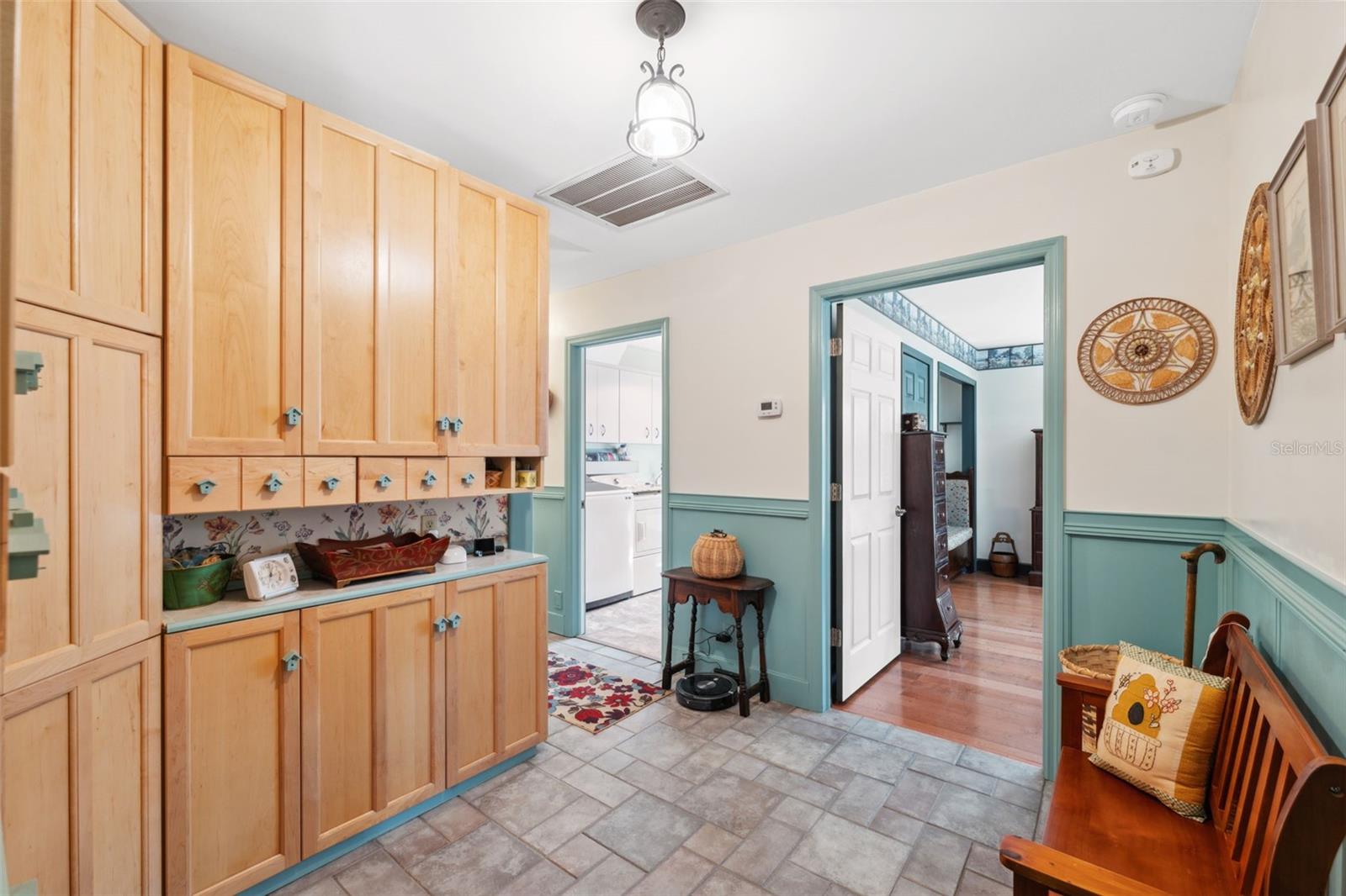 Butler quarters off the kitchen.